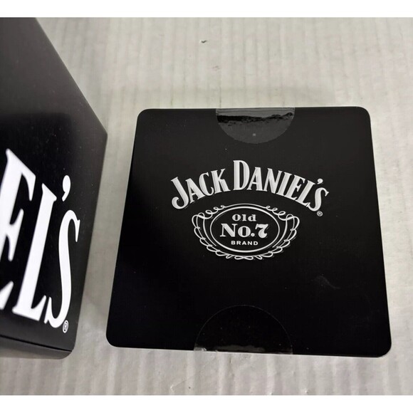 Jack Daniels EMPTY Tin/ Metal Box Tennessee Old No 7 Barware Decor Black/ White - Picture 9 of 11